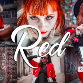 CreativeMarket – 10 Lightroom Presets – Red 3814161