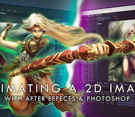 Animating a 2D Image with After Effects and Photoshop Free Download