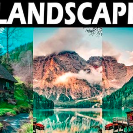 25 Landscape Photoshop Actions, ACR LUts 2960957