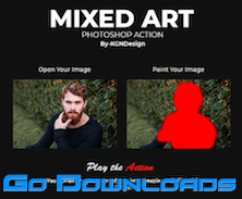 Mixed Art Photoshop Action Free Download