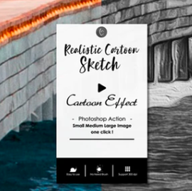 Cartoon Sketch Effect Photoshop Action Free Download