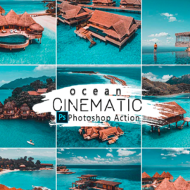 Cinematic Ocean Photoshop Actions Free Download