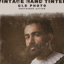 Vintage Hand Tinted Old Photo Photoshop Action Free Download