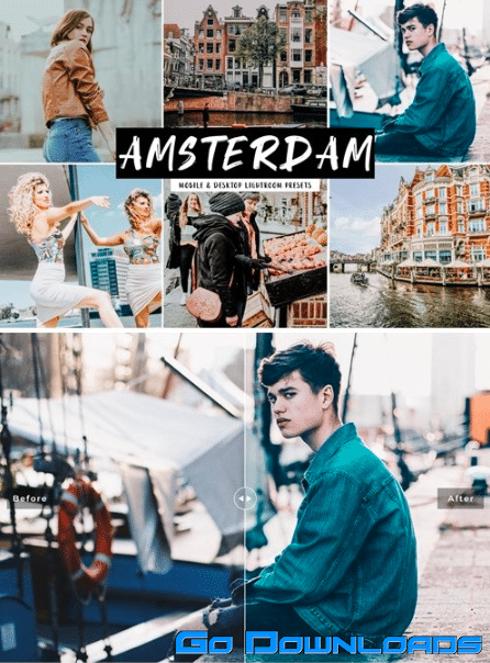 Amsterdam Mobile & Desktop Lightroom Presets Free Download