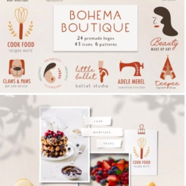 Bohema Boutique Logos 3635059 PSD Free Download