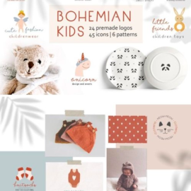 Bohemian Kids Logos 3635064 PSD Free Download