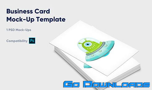 Business Card Mock-Up Template - Vol. 2 Free Download