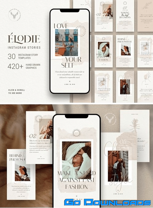 CM - Elodie - Instagram Story Templates 4669596 PSD Free Download