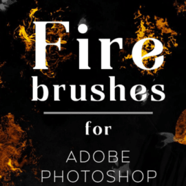 CreativeMarket Fire Photoshop Brushes Free Download