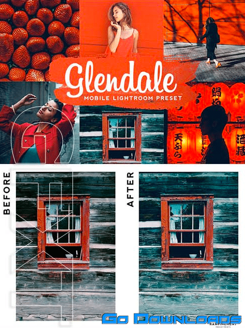 CreativeMarket - Mobile Lightroom Preset Glendale 3837373 Free Download