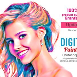 CreativeMarket – Paintor Digital Watercolor Art 4638958