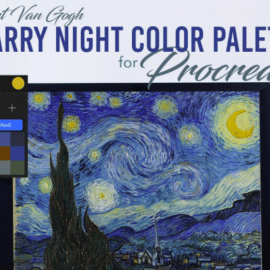 CreativeMarket Procreate Color Palette – VanGogh2 Free Download