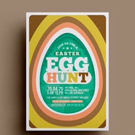 Easter Egg Hunt Flyer Template PSD Free Download