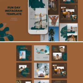 Fun Day Instagram Templates 3623747 PSD Free Download