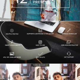 GraphicRiver – 12 Travel Blogger Lightroom Presets 23609484 Free Download