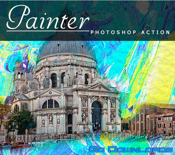 GraphicRiver Painter Photoshop Action 25779833 Free Download