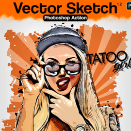 Graphicriver Vector Sketch Photoshop Action 20235096 Free Download