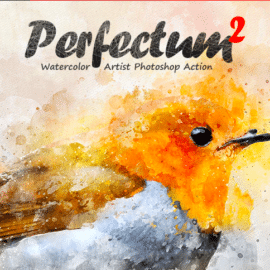 Watercolor Artist Perfectum 2 Photoshop Action Free Download