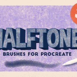 HALFTONE BRUSHES FOR PROCREATE Free Download