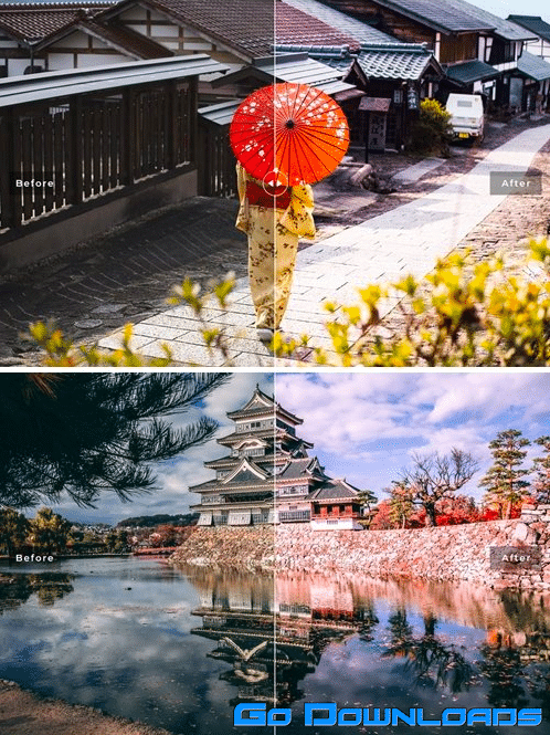 Japan Mobile & Desktop Lightroom Presets Free Download