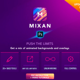 Mixan Photoshop Plugin for Animated Backgrounds and Overlays V.0.5 Free Download[Updated]