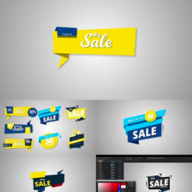 MotionElements 11 Sale Banners 11366602 Free Download