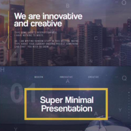 MotionElements Super Minimal Presentation 11367368 Free Download