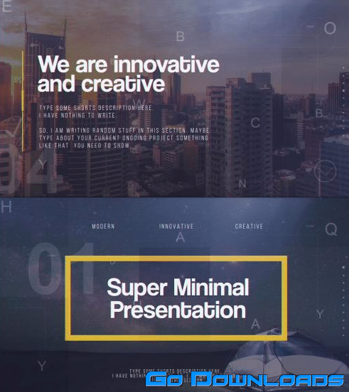 MotionElements Super Minimal Presentation 11367368 Free Download