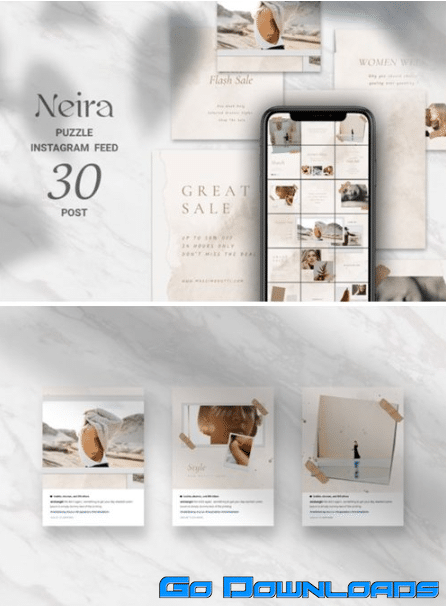 Neira Puzzle Instagram Feed 3623288 PSD Free Download