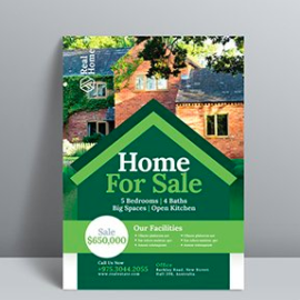 Real Estate Flyer PSD Free Download