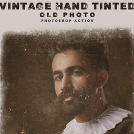 Vintage Hand Tinted Old Photo Photoshop Action Free Download