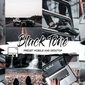 CreativeMarket – BLACK TONE LIGHTROOM PRESETS 4505399 Free Download