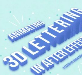 Animating 3D Lettering in Adobe After Effects | Part 1 of 3