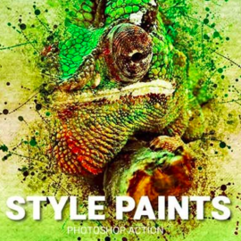 Graphicriver – Style Paints Photoshop Action 25674415