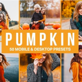 CM – 50 Pumpkin Orange Lightroom Presets 4509696 Free Download