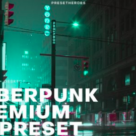 CreativeMarket – Cyberpunk Futuristic Lightroom 4552632 Free Download