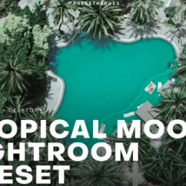 CreativeMarket – Tropical Moody Lightroom Preset 4552639 Free Download