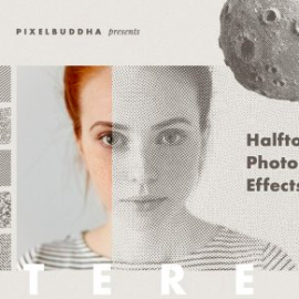 CreativeMarket – Alter Ego Halftone Photoshop Effect 4164985 Free Download