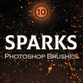 Sparks Photoshop Brushes Free Download