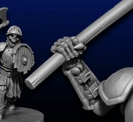 Sculpt 3D Printable Skeleton Warriors Free Download