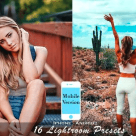 CreativeMarket – 16 Blogger Mobile Lightroom Presets 4532450 Free Download