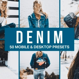 CM – 50 Denim Fashion Lightroom Presets and LUTs 4517662 Free Download