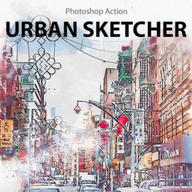 GraphicRiver – Urban Sketcher 25806000 Free Download