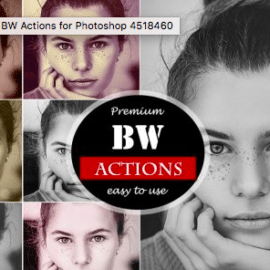 CreativeMarket – BW Actions for Photoshop 4518460 Free Download