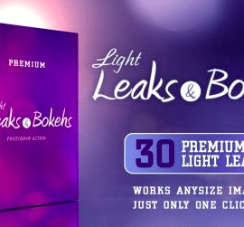 GraphicRiver – Premium Light Leaks PS Action 25996067 Free Download