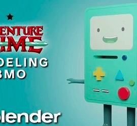 Create A 3D Model Of BMO From Adventure Time In Blender