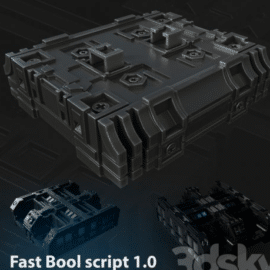 Fast Bool Script 1.0 for Max 2017-2020 Free Download