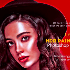 CreativeMarket – HDR Painting Photoshop Action 4518633 Free Download