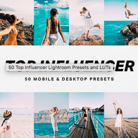 50 Top Influencer Lightroom Presets and LUTs