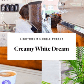 CreativeMarket – Creamy White Mobile Lightroom Preset 4494285